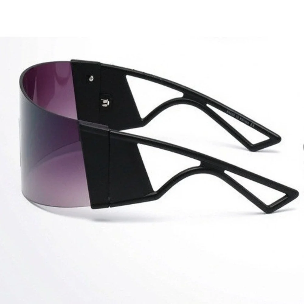Women Sunglasses Fashion Designer Luxury‎ Visor Futuristic Cyclops Sport Lentes